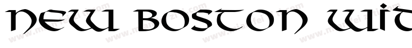 New Boston Wide Normal字体转换
